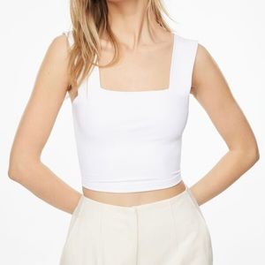 DYNAMITE Lota Sculpt Square Neck Tank Top